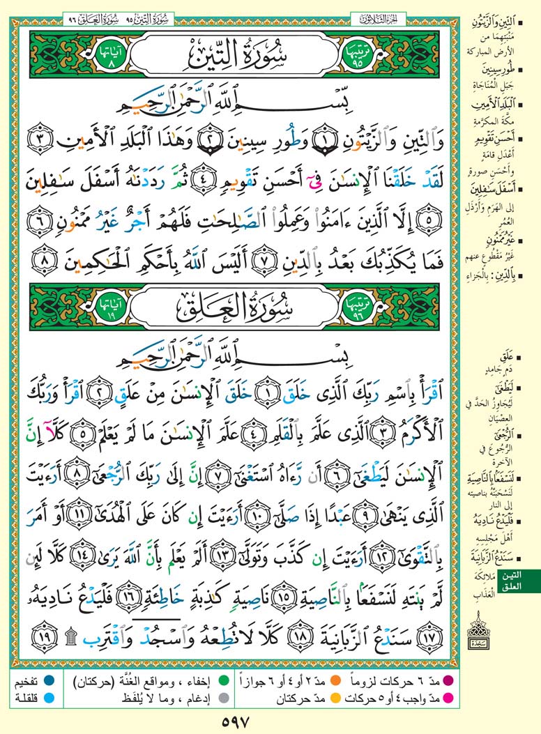 سورة التين - سورة العلق